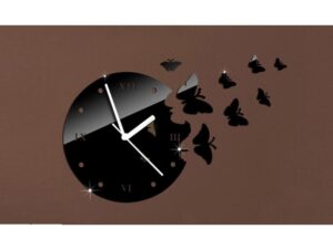 reloj adhesivo pared blackbutterfly frontal