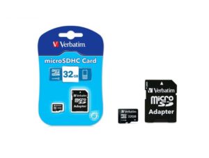 schede microsdhc verbatim verbatim frontal